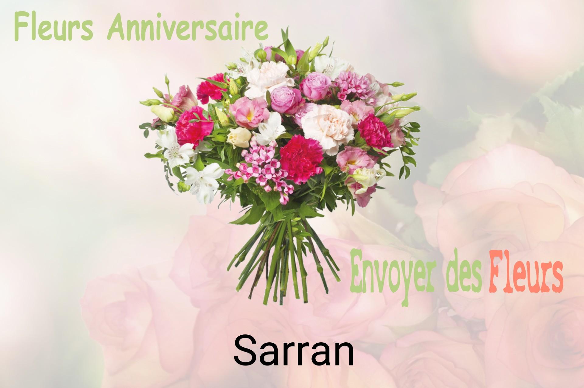 Bouquet de fleurs d’anniversaire livré à Sarran