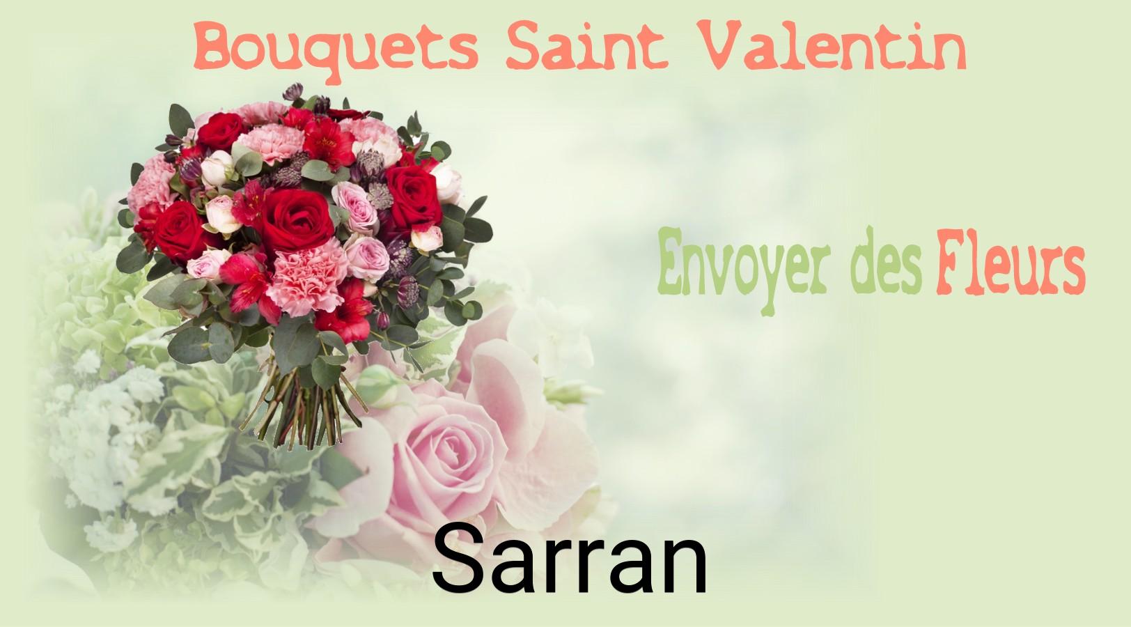Roses de Saint-Valentin livrées à Sarran